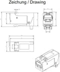 Set 24 modul RJ45 ecranat,ClasaEa 10GB PoE+,PERFORMANCE LINE