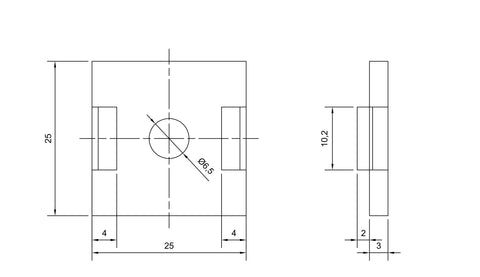 Perforated galvanized steel plate