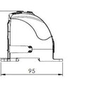 Main branch terminal,1p.,400A, 1x120 + 2x35 + 3x25 + 4x16mm²