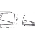 Clemă pentru iluminat 3 x 1-2,5 mm²