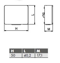 Aux Contact side mount 1NO/1NC,for KA40/KA63(B),modular