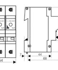 Separator de sarcină pentru portfuzibile D0 TYTAN-I 3p