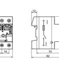 Separator sarc. pt. fuz. D0 TYTAN-TH1 3p+N, 63A, cu suprav.