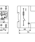 TYTAN T4P, D02 Fuse switch disconnector, 3+N, complete, 35A
