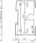 Separator de sarcină pt. portfuzibile D0 TYTAN-II 1p+N, 63A