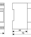 TYTAN, 1-pole, 63A, D02 + fuse monitoring, 24-60VDC
