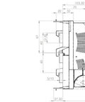 Separator NH Gr.000 până la 125A, sist. 60 mm, ieșire pe jos