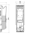 Separator NH Gr.000 până la 125A, sist. 60 mm, ieșire pe sus