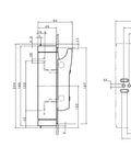 Separator mărime 00, 3-poli, 160A, M8