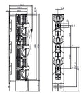 HRC-in-line-fuse ARROW BLACK size 3, 3-pole, 630A