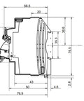 Separator modular pentru portfuzibile 10x38, 1p, 32A