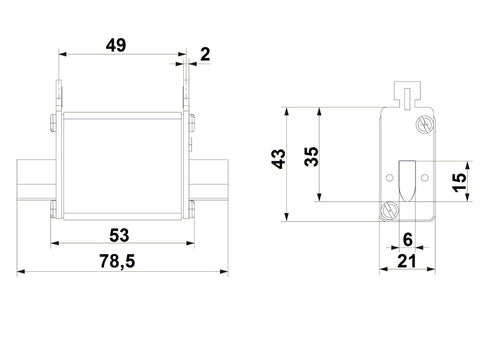 Portfuzibil 00(000).400V/25 A