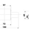 Portfuzibil 2.400V/80A