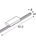 GLENOS 60 LED 12W, 1170lm, CCT Switch 3000K/4000K, negru