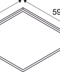 PANEL V DALI 600, 36W 830/840 UGR