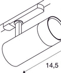 Trackspot V 3Ph. 10/15/20W 927/930/940 24-60° negru