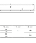 BARAT LED 58W 2x3200 C116 T840 PC/PC OP IC IP66 EX Zone 2/22