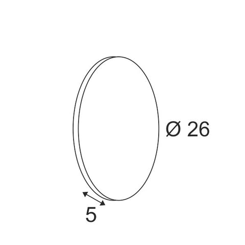 PLASTRA,rosuund,alber Gips,Ø30cmlampa de perete,LED,3000K