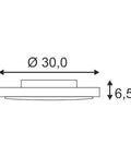 AINOS, LED, 3000K,rotund, anthracit, cu Sensor