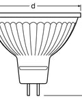 RL-MR16 50 6,5W 830 621lm 12V GU5.3 36°