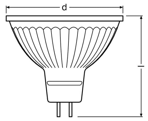 RL-MR16 50 6,5W 830 621lm 12V GU5.3 36°