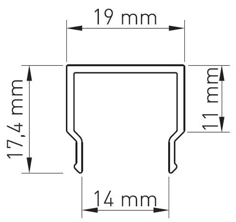 PMMA capac  LB patrat / Opal 2m