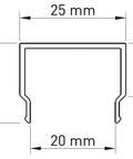 PMMA Cover TB angular / opal 2m