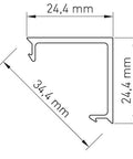 PMMA capac  SP patrat / Opal 2m