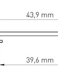PMMA capac  MF plat / Transparent 2m