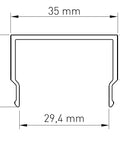 PMMA capac  CL patrat / Opal