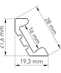 Aluminiu Profil LBE 30/60