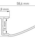 Aluminium Profile SLW smooth