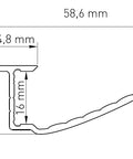 Aluminium Profile SLW rippled