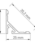 Aluminium Profile SPL 2m