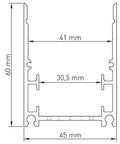 Aluminium Profile MFR 2m