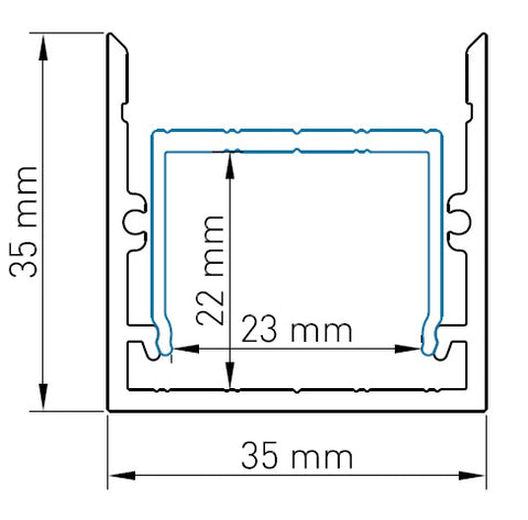 Aluminium insert CL