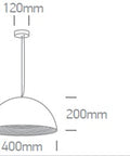 Dela, suspendat, 20W, E27, 100-240V, IP20, alb