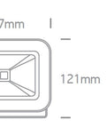 SIGMA Simple LED, 10W, 3000K, 500lm, IP65, gri