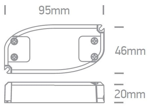 Driver pentru 1-8pcs. 1W LED, 350mA