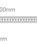 Shelf Strip LED 3W, 3000K, 225lm, 24V, 90°, IP20, SKIII
