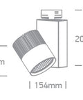 Pinta-II-Q/A1 50W GU10 MR16, 100-240V, IP20, alb