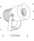 Ilma-R/A1 LED 20W 3000K 1800lm, IP65,antracit
