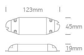 LED Driver dimabil 350mA, 7,5-15W, Input 230V