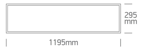 Panel LED Lano Square 48W, 3000K, 3600lm, 1200mA, alb