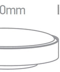 Berry LED 16W, 3000K, 960lm, 230V, IP65, plastic,antracit