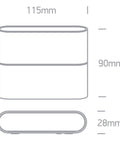 Clara 1 LED 2x3W, 3000K, 2x210lm, 230V, IP54, alb