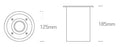Terra-S LED 10W 3000K 700lm 230V IP67 25° IK10