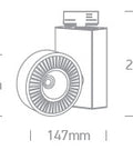 Valo-I-R/A2 LED 20W 3000K 1460lm, IP20, alb