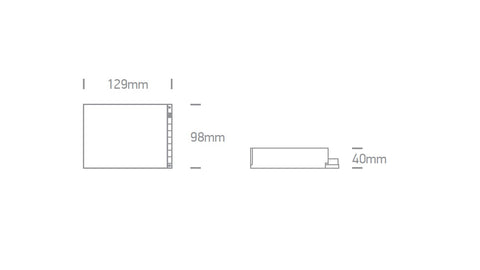 89100VN LED DRIVER 24V, 100W 100-240V IP20 Constant voltage