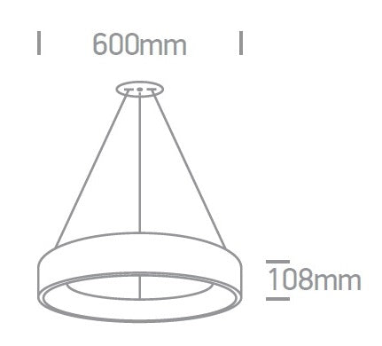 Lomo-PL SMD LED 42W, 3000K, 2520lm, 230V 120° IP20 alb